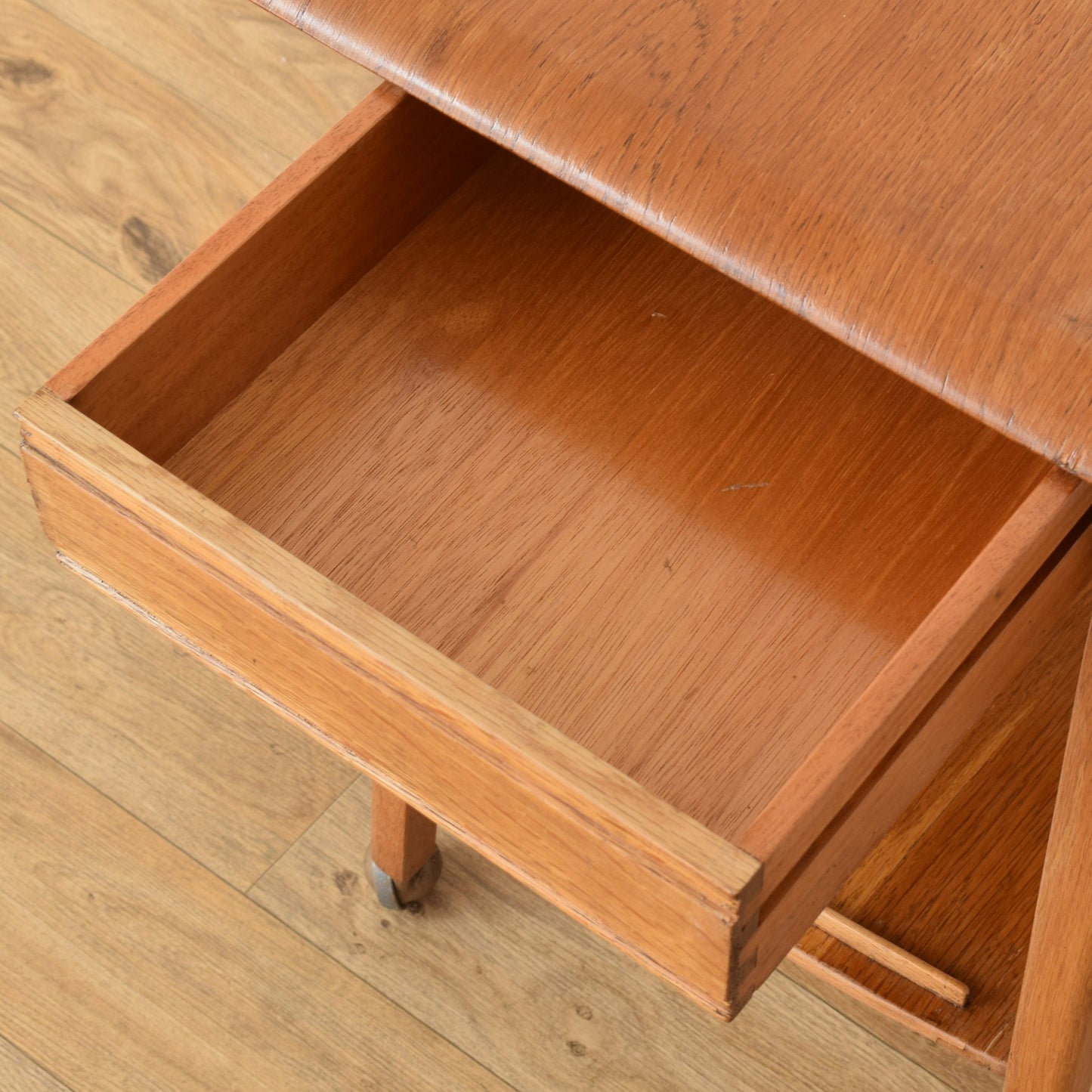 Oak Tea Trolley