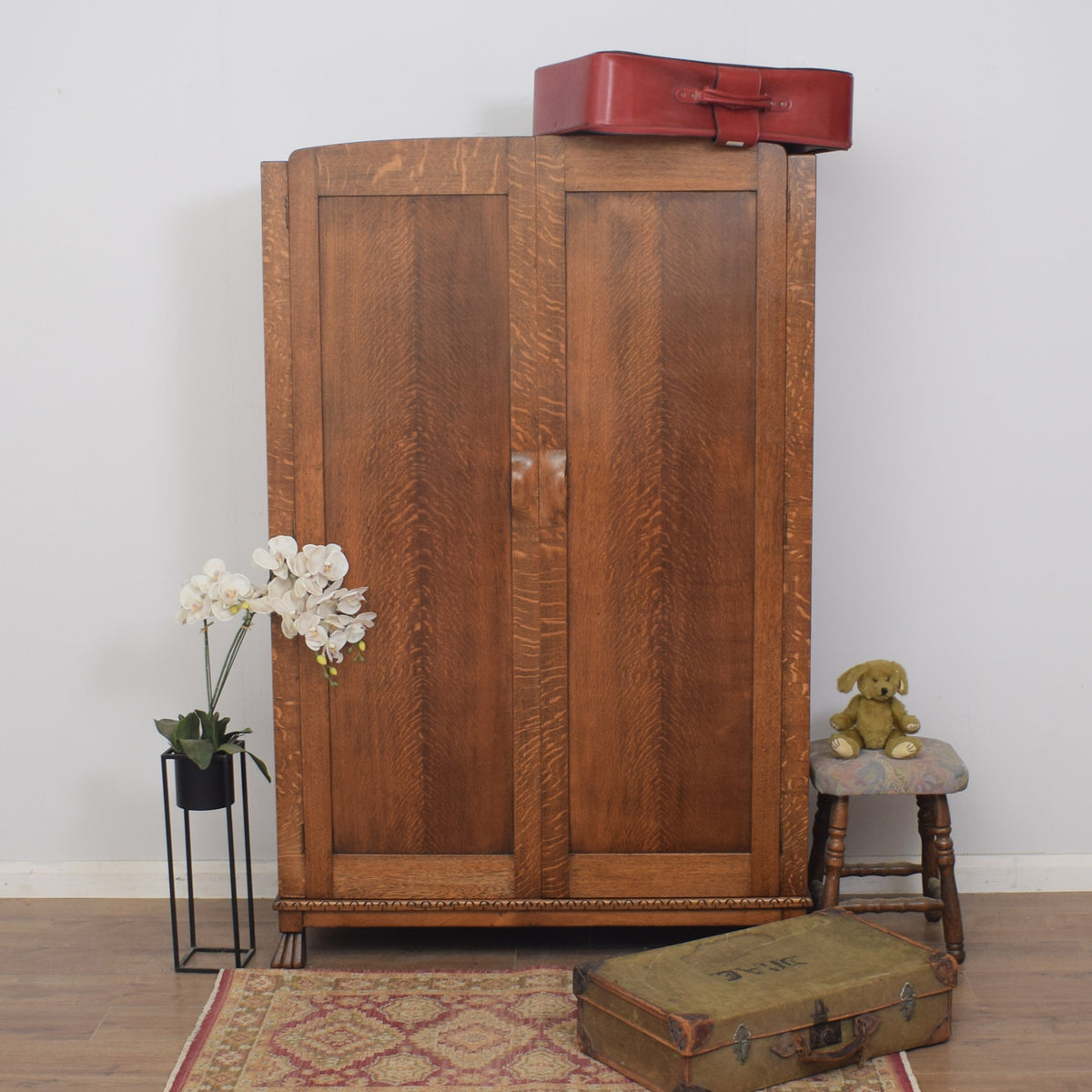 Restored Oak Wardrobe