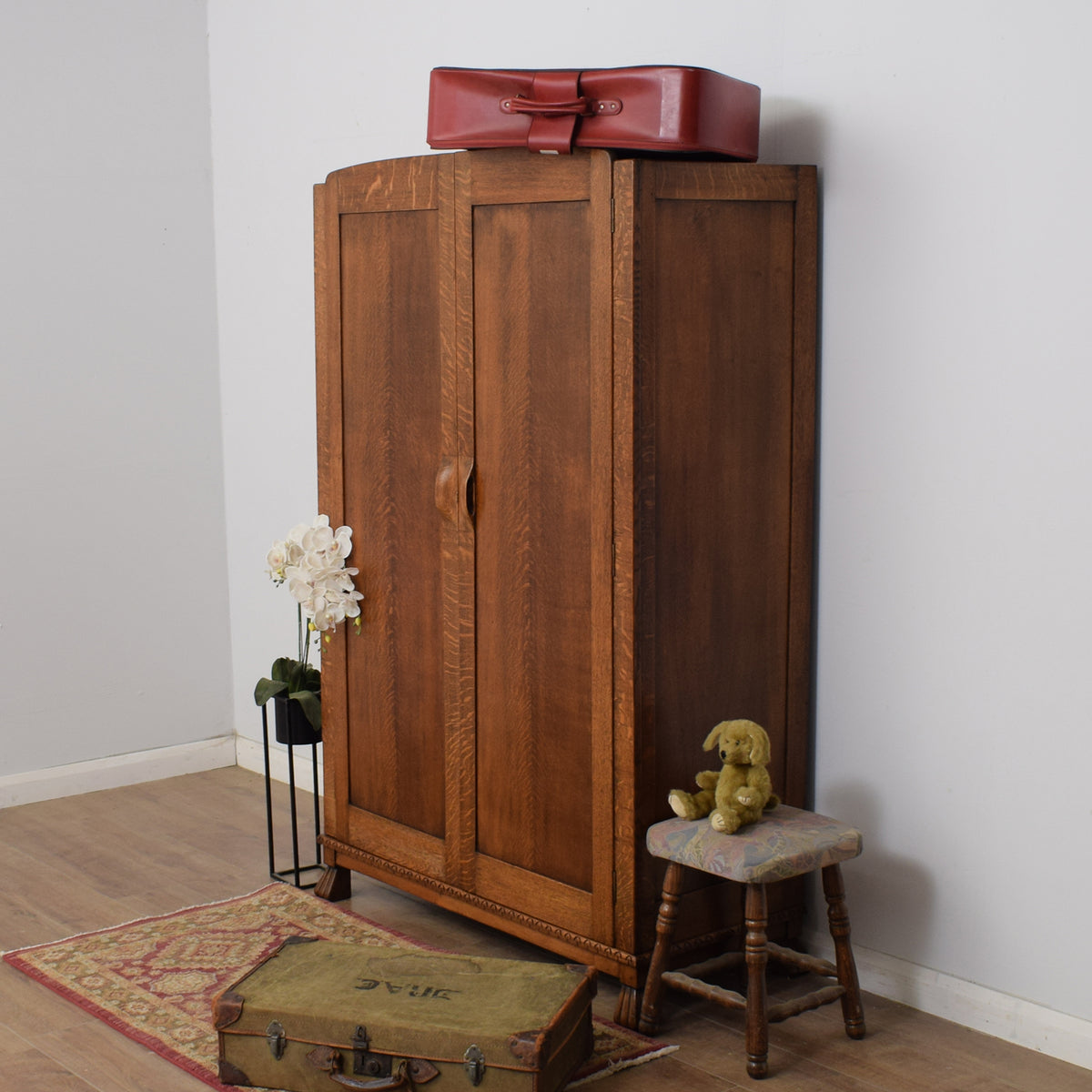 Restored Oak Wardrobe