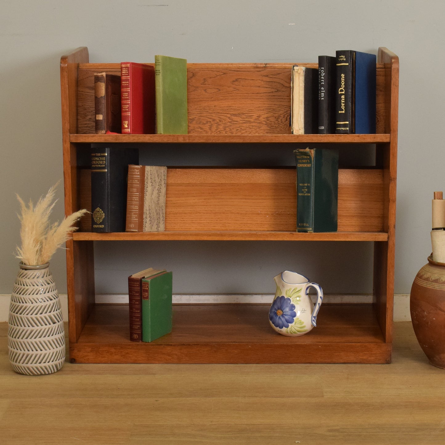 Rustic Oak Bookcase