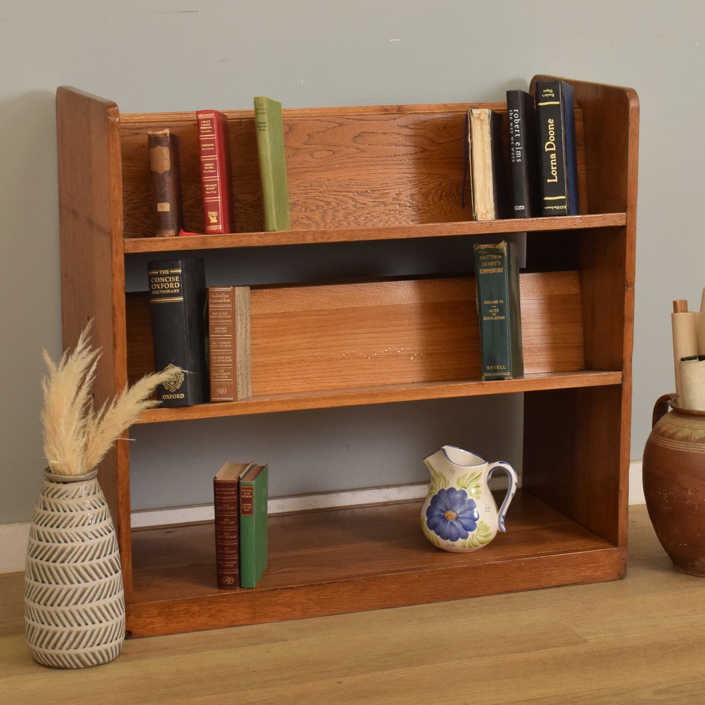 Rustic Oak Bookcase