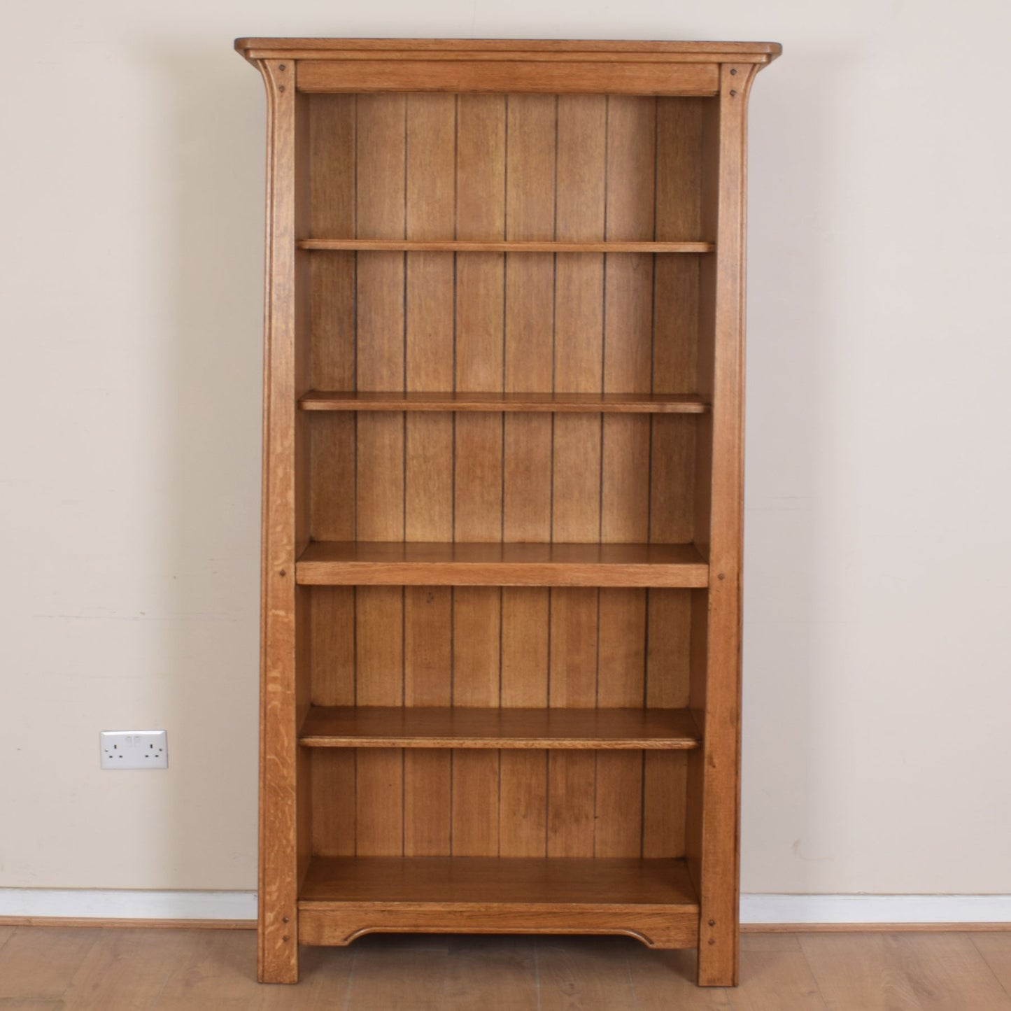 Solid Oak Sherry Bookcase