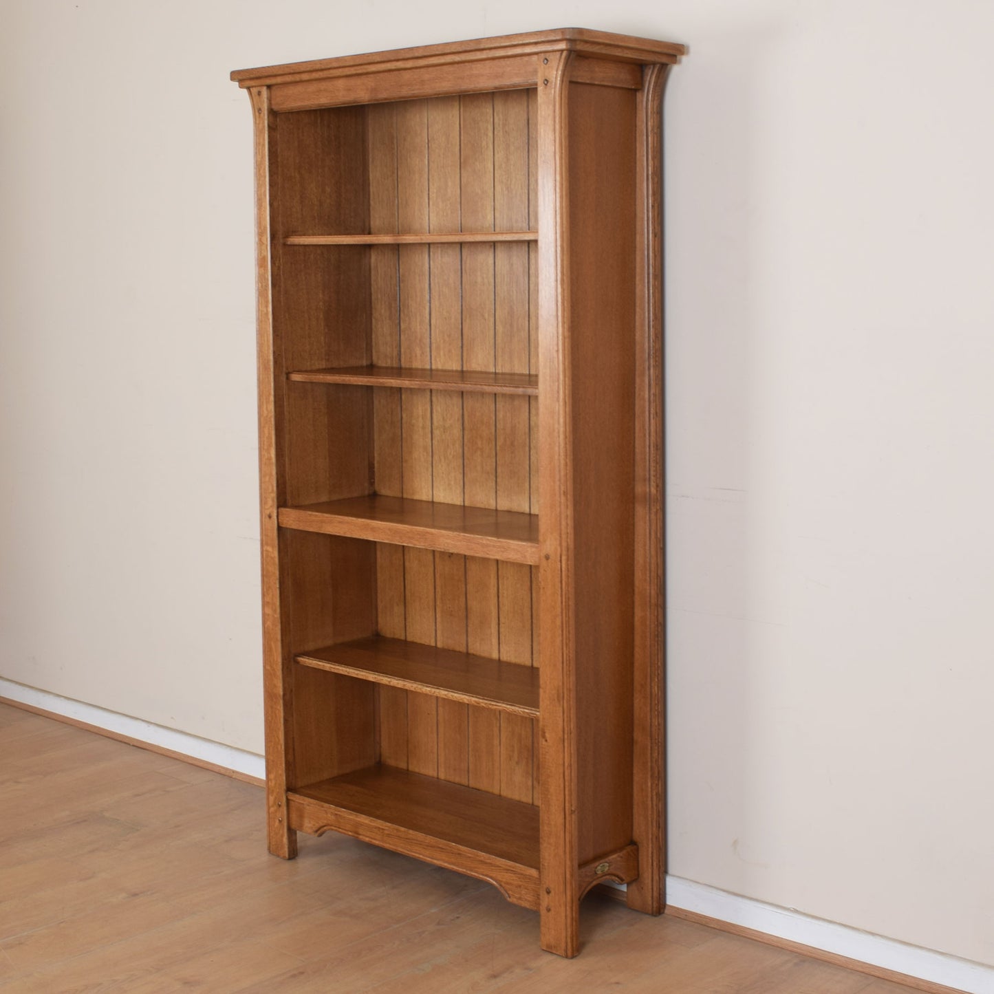 Solid Oak Sherry Bookcase