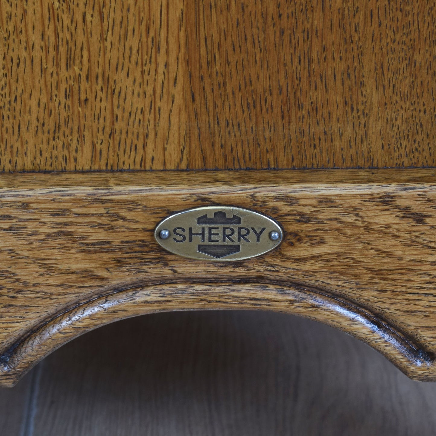 Solid Oak Sherry Bookcase