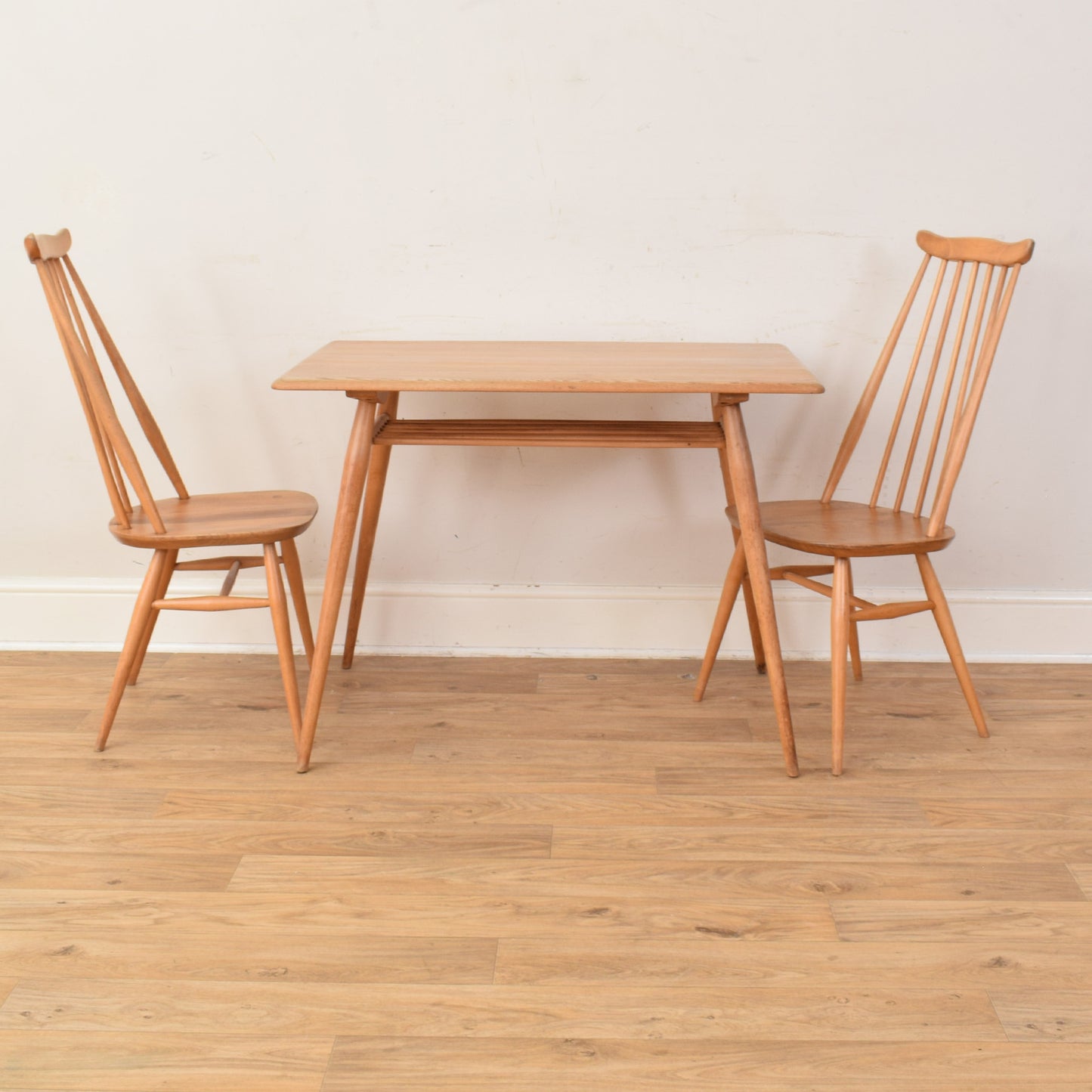 Ercol Table And Two Chairs