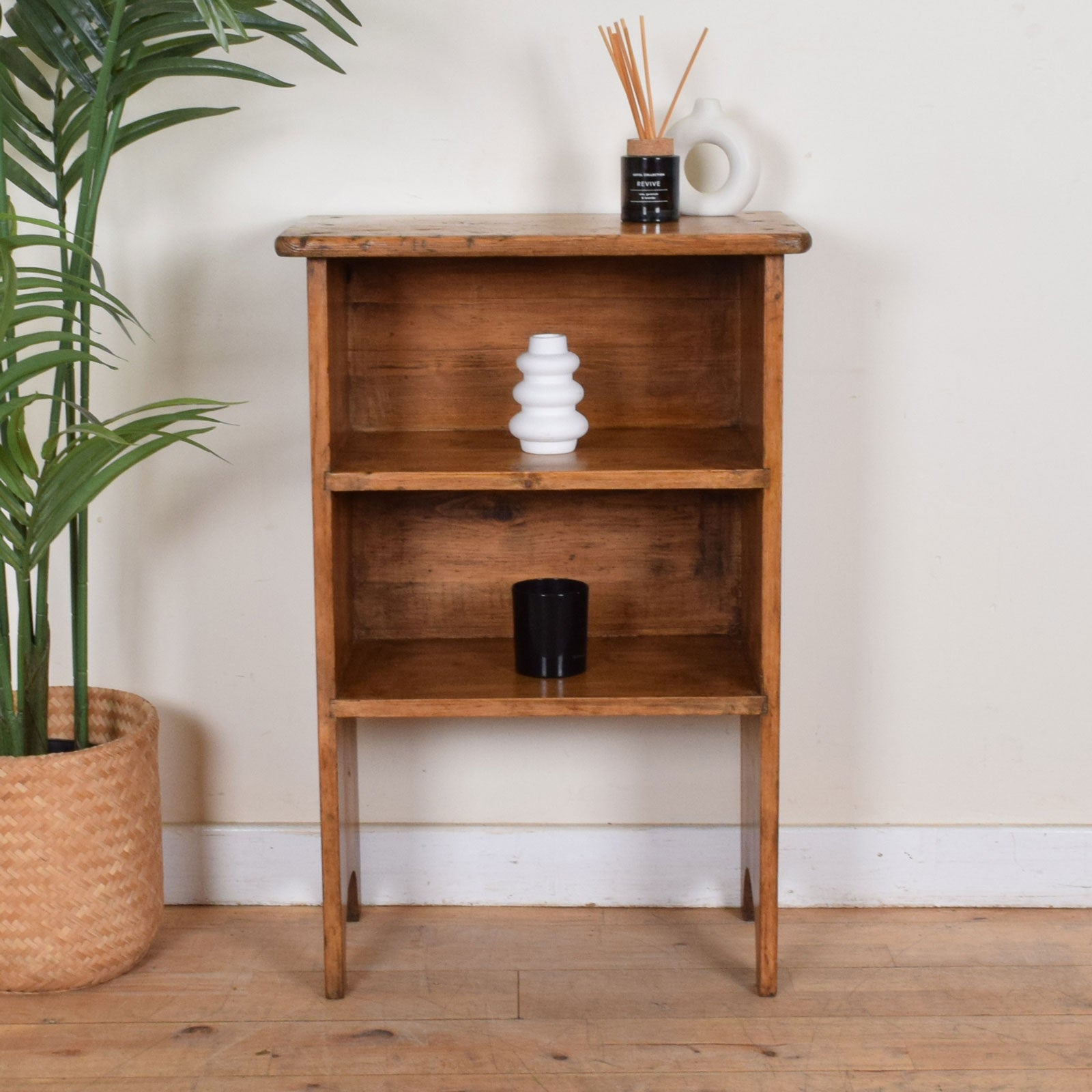 Small Pine Bookcase Betel Restored Furniture