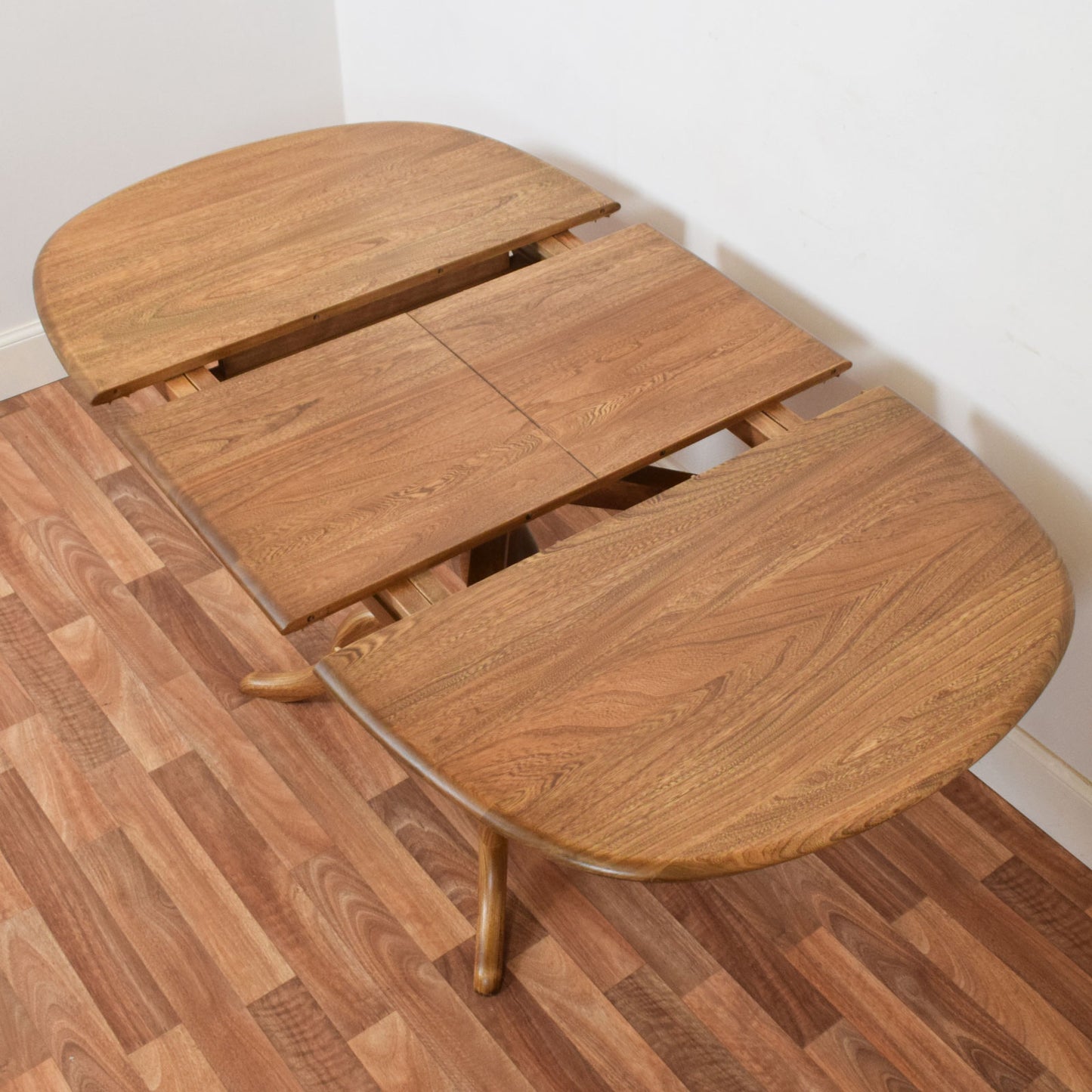 Ercol Draw Leaf Table and Six Chairs