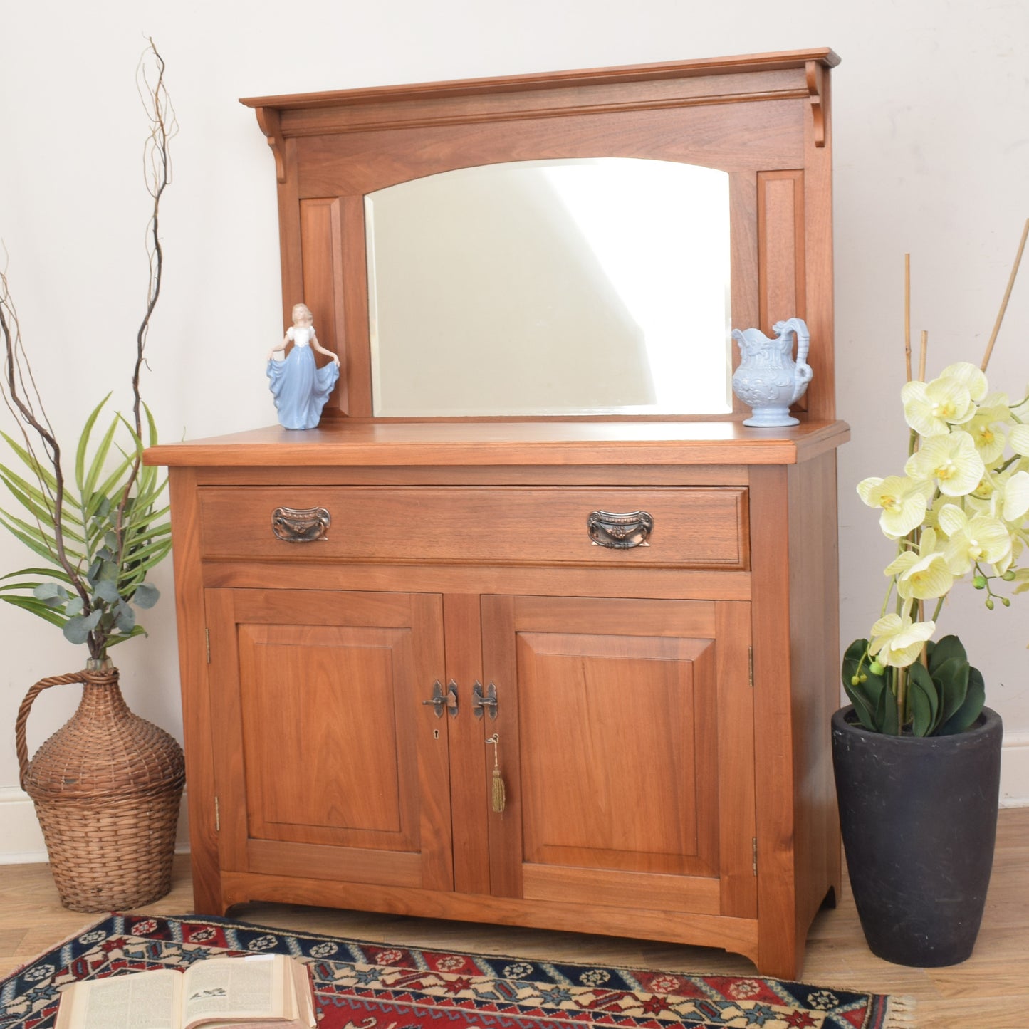 Mahogany Mirrored Sideboard