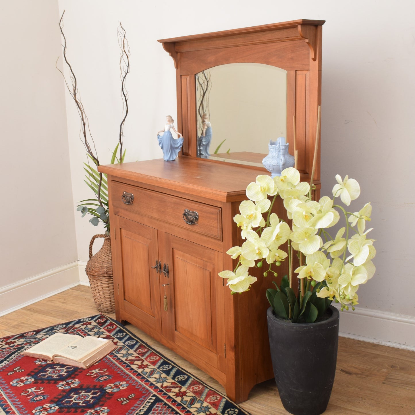 Mahogany Mirrored Sideboard