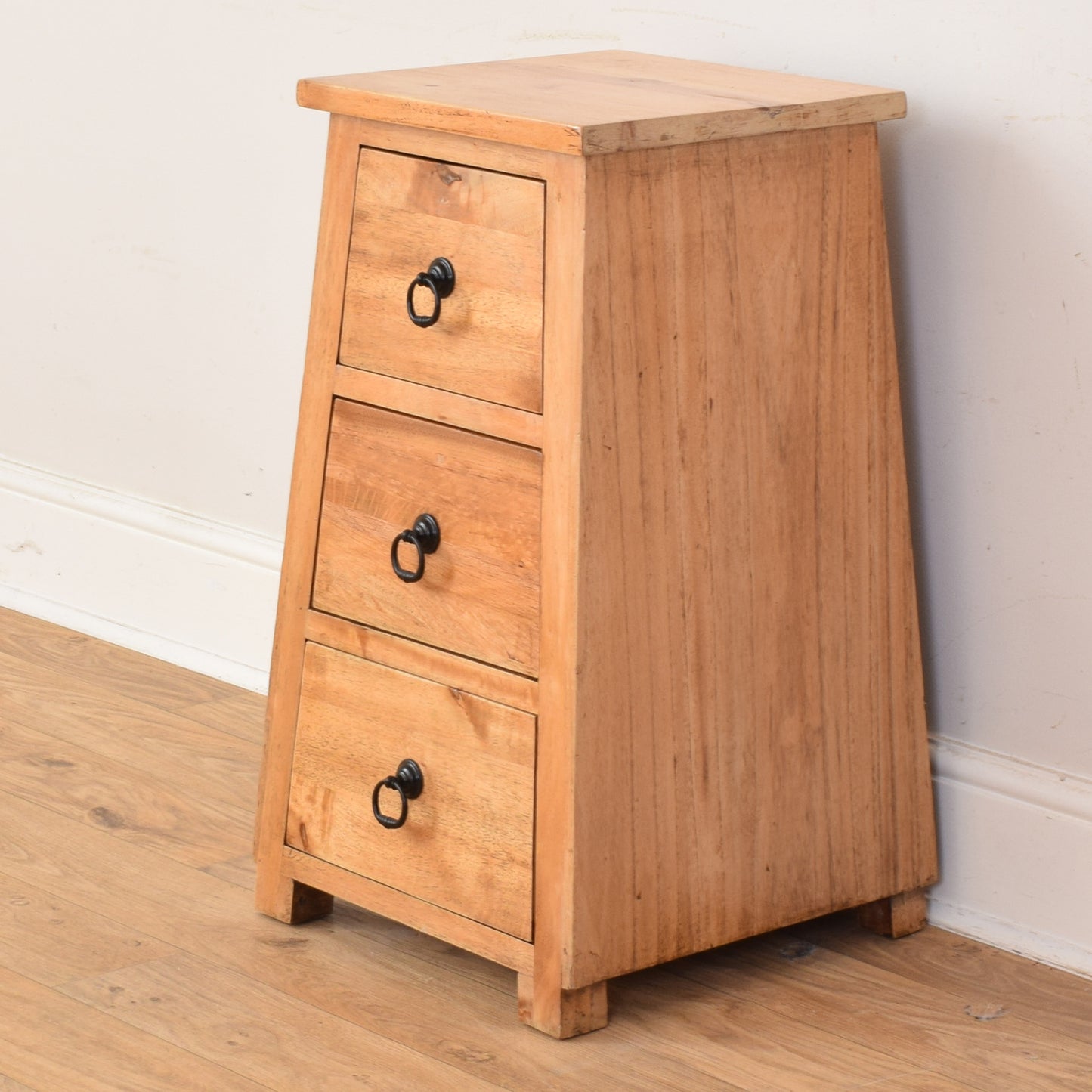 Blonde Oak Chest Of Drawers
