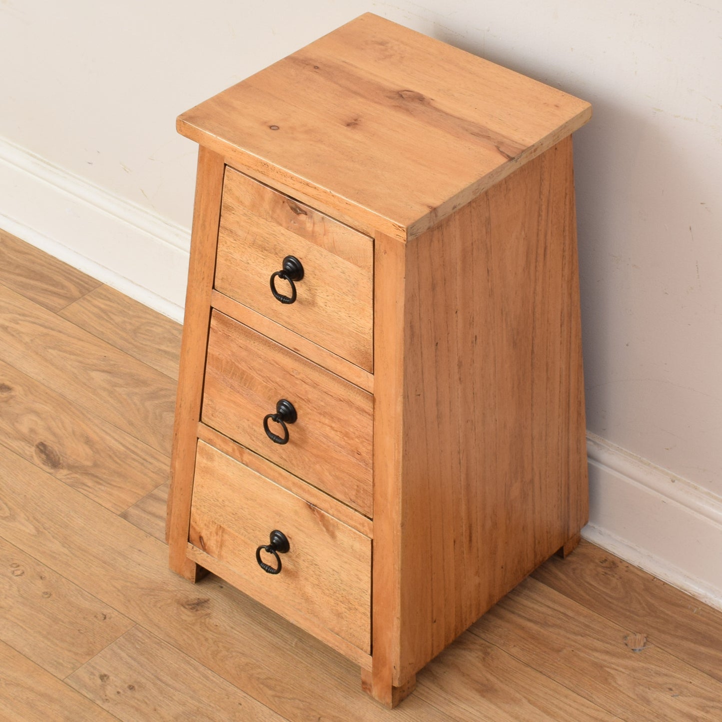 Blonde Oak Chest Of Drawers