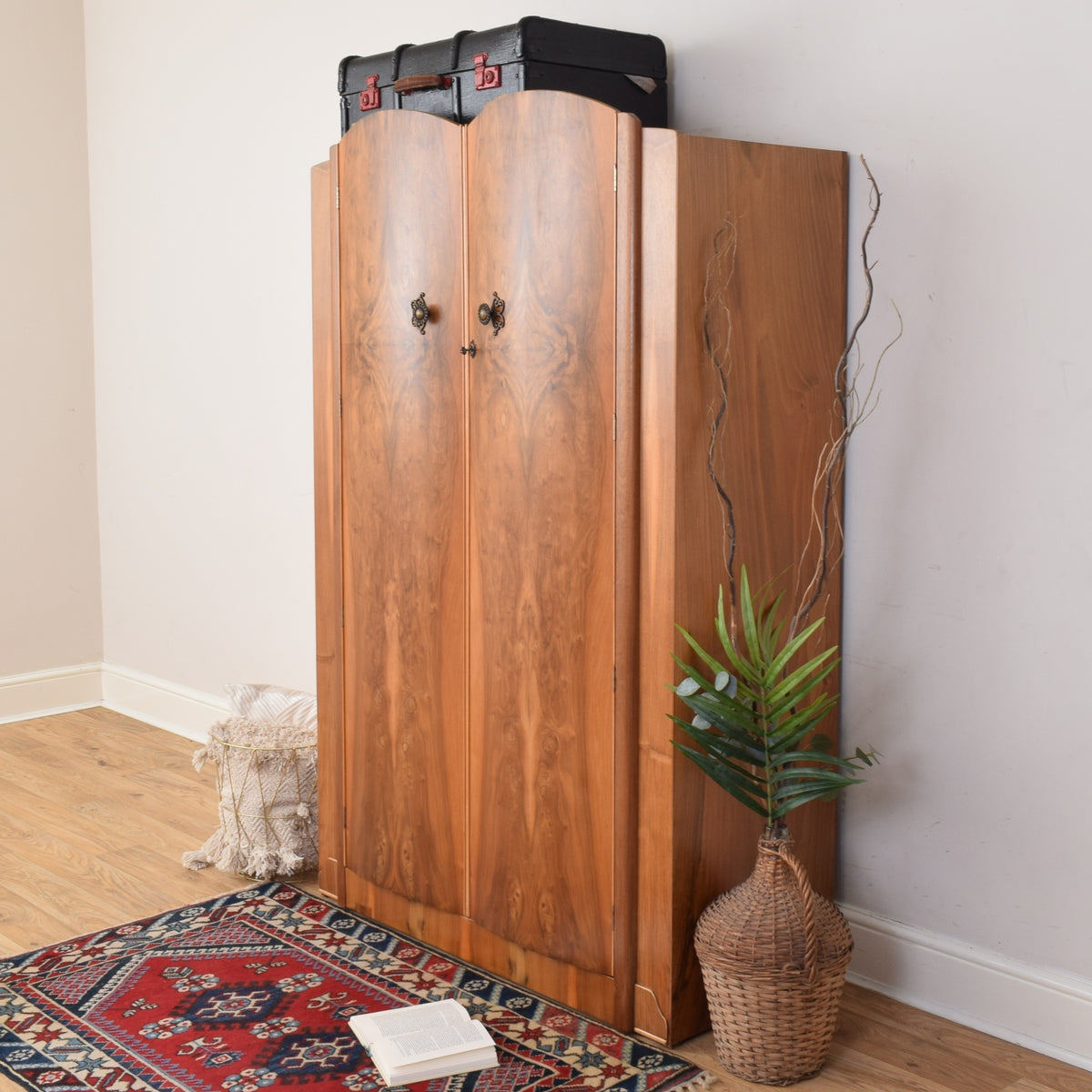Walnut Veneer Wardrobe