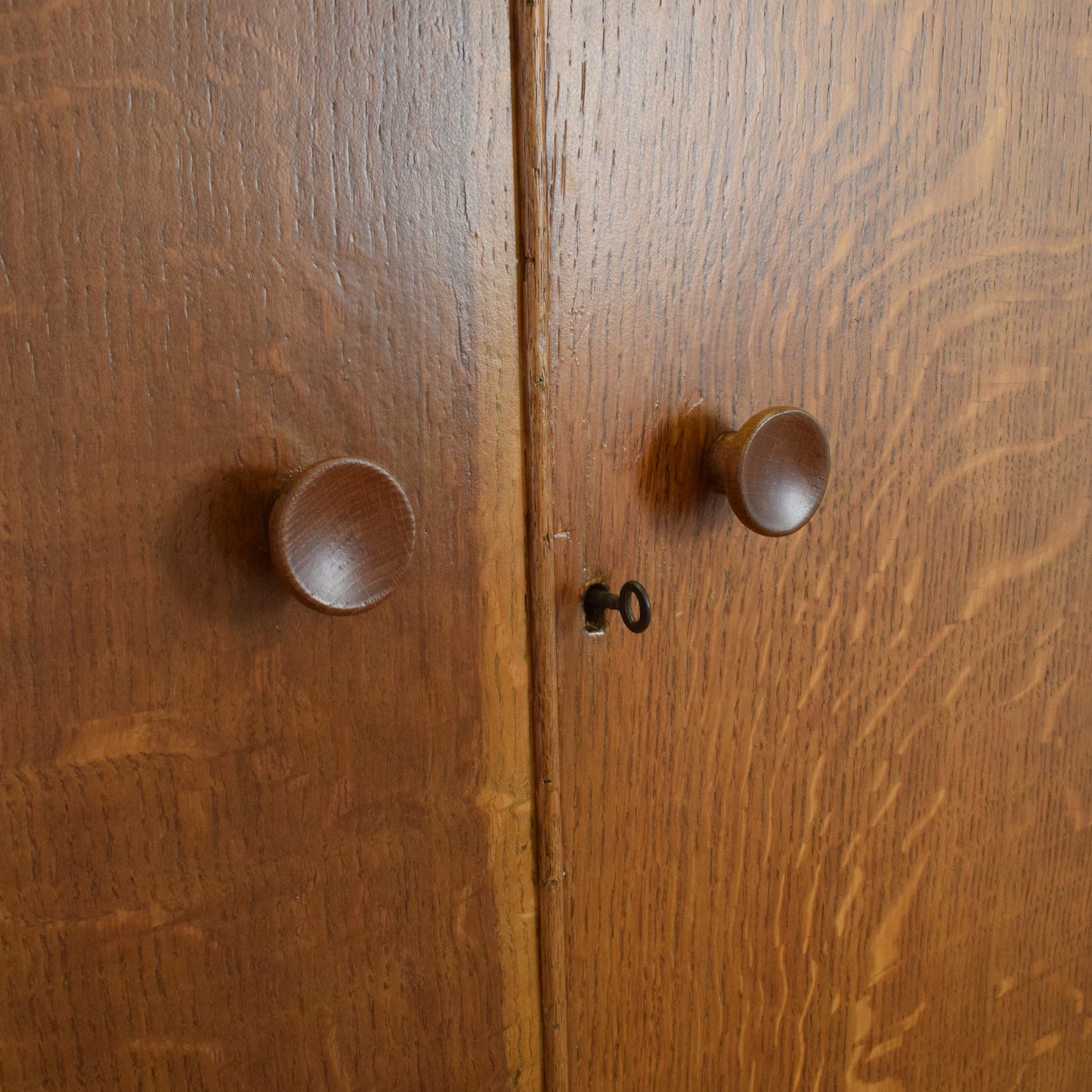 Oak Veneer Gents Wardrobe