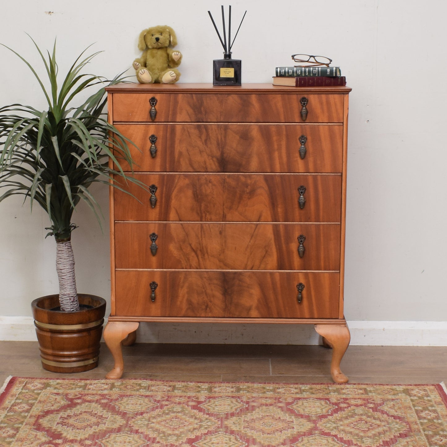 Walnut Chest Of Drawers