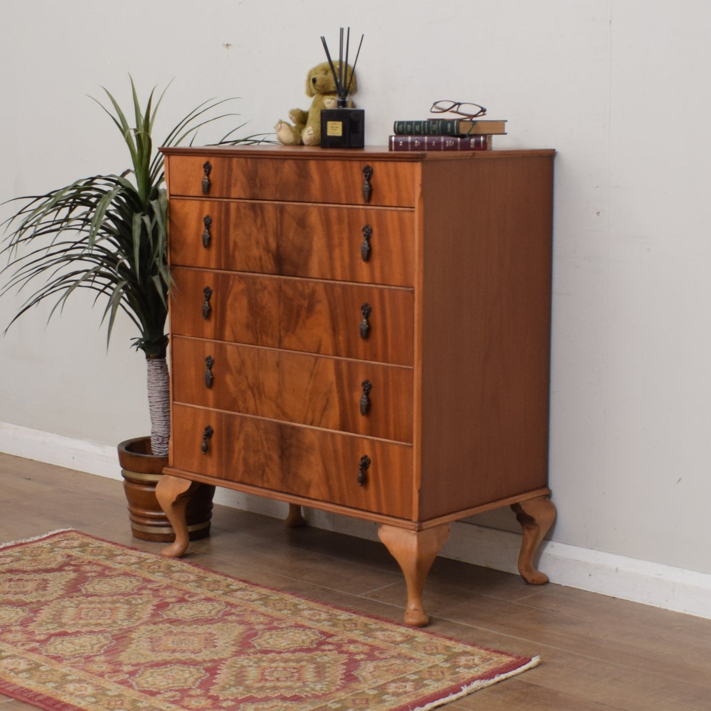 Walnut Chest Of Drawers