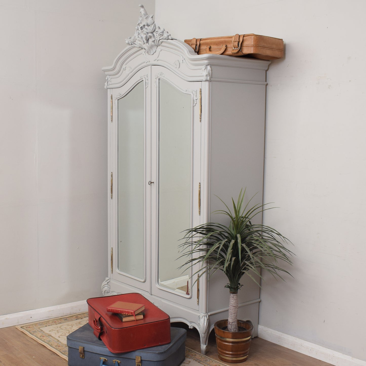 Painted French Armoire