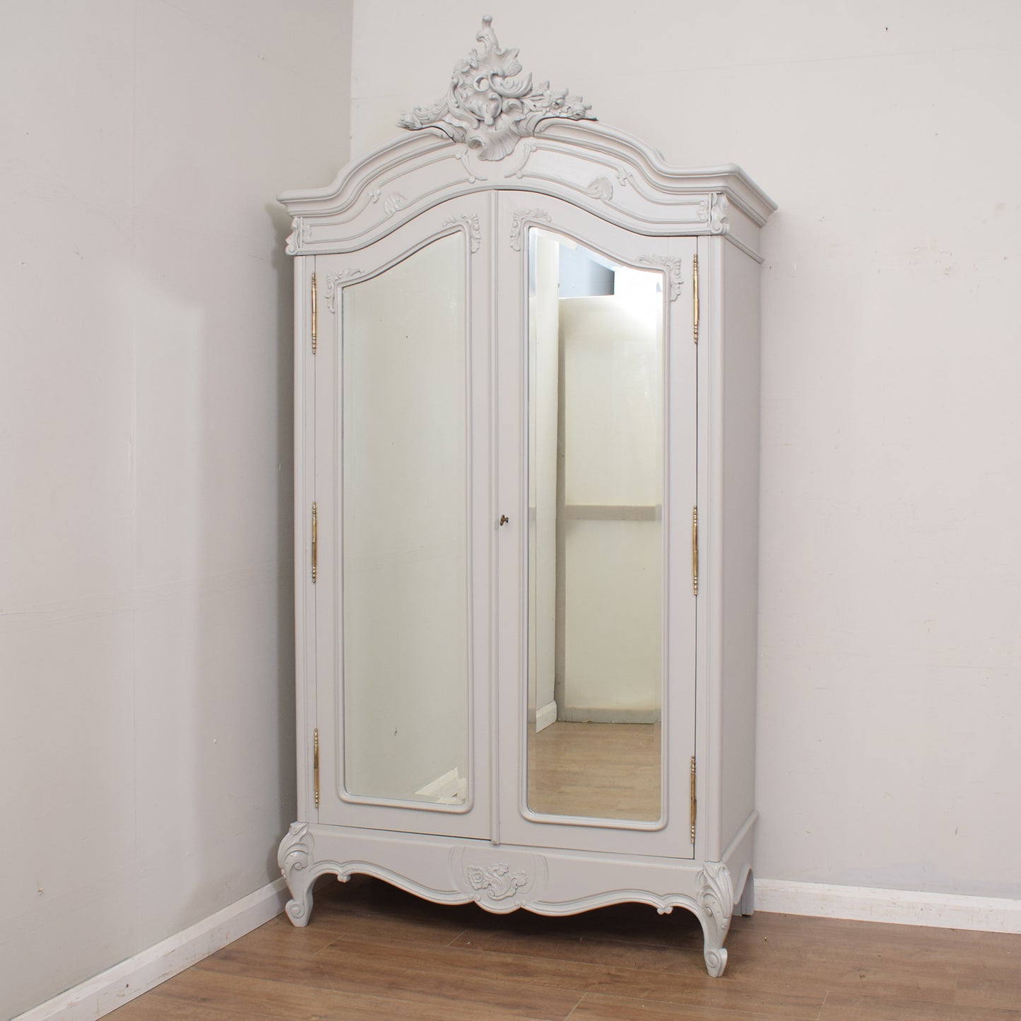 Painted French Armoire