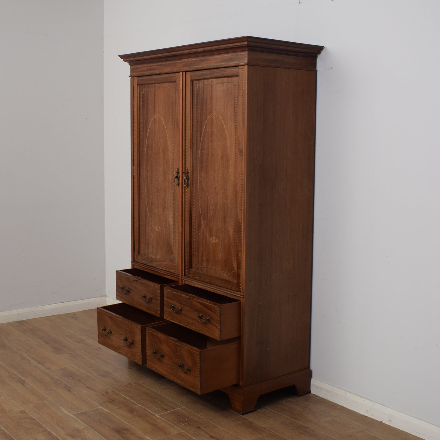 Restored Mahogany Wardrobe