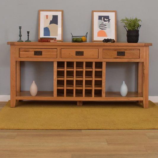 Large Modern Oak Sideboard