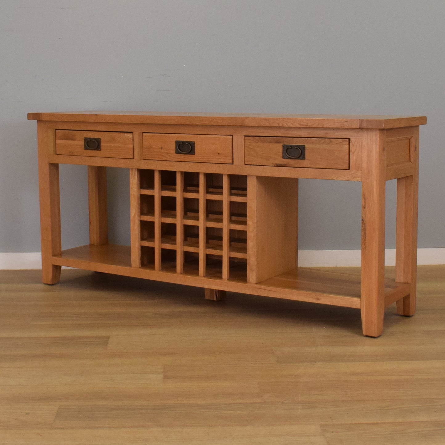Large Modern Oak Sideboard