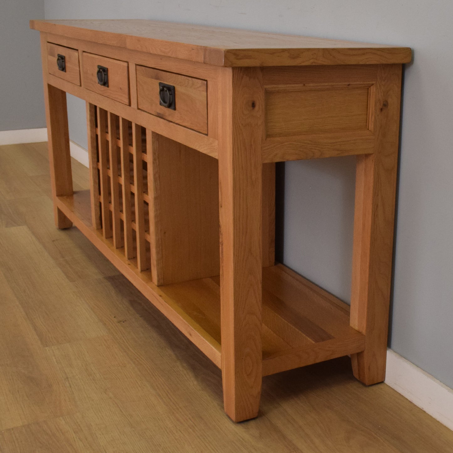 Large Modern Oak Sideboard