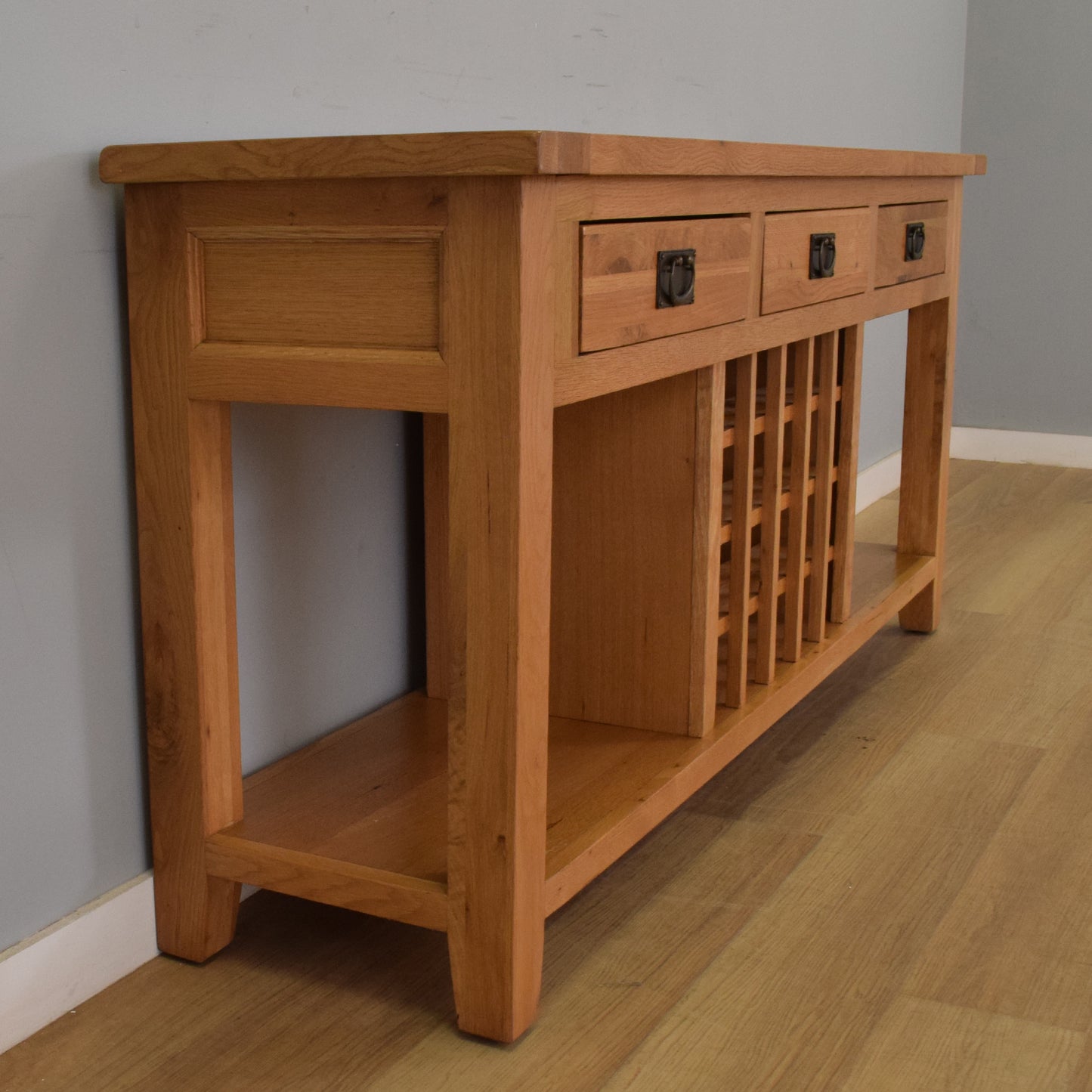 Large Modern Oak Sideboard