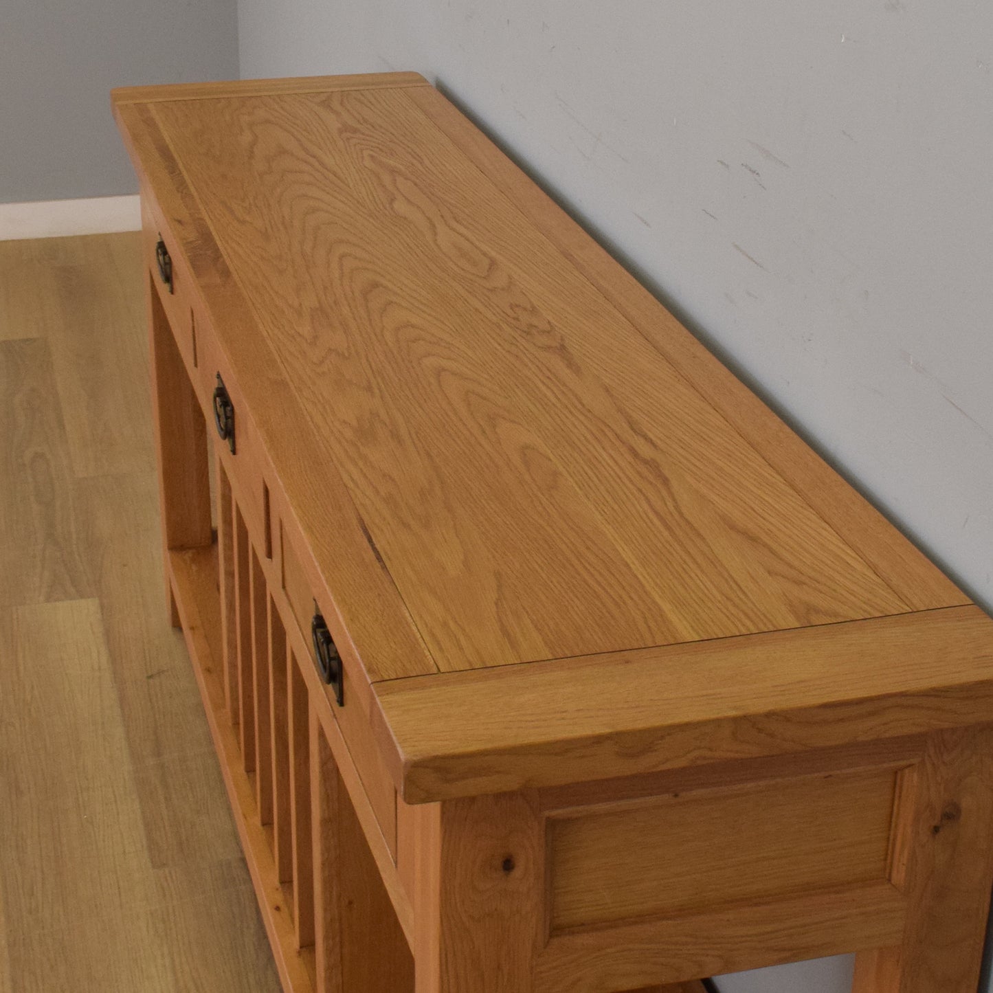 Large Modern Oak Sideboard