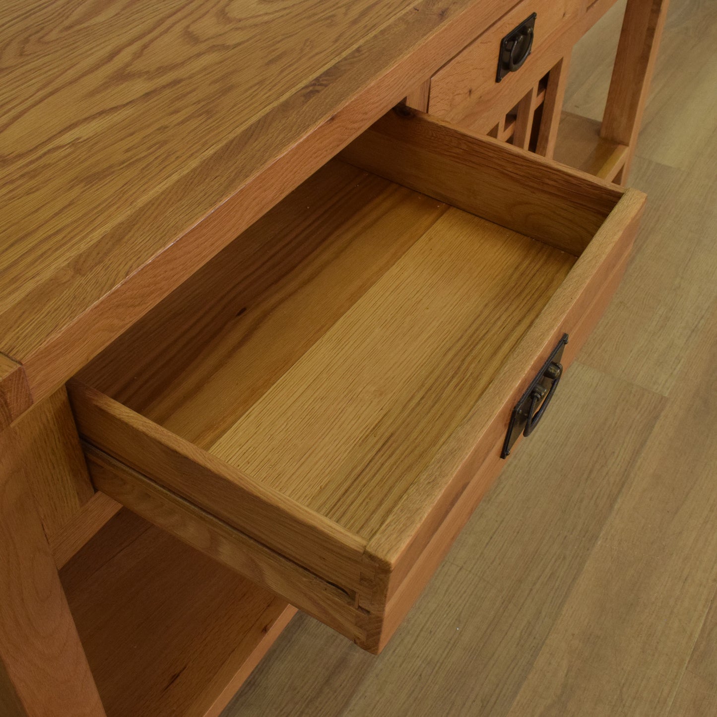 Large Modern Oak Sideboard