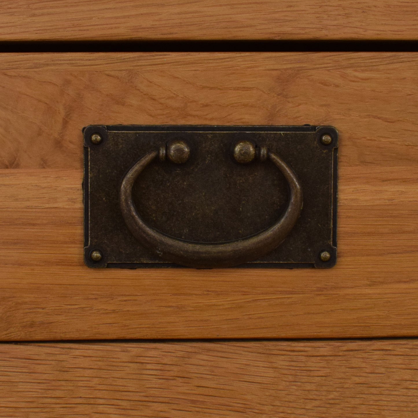 Large Modern Oak Sideboard