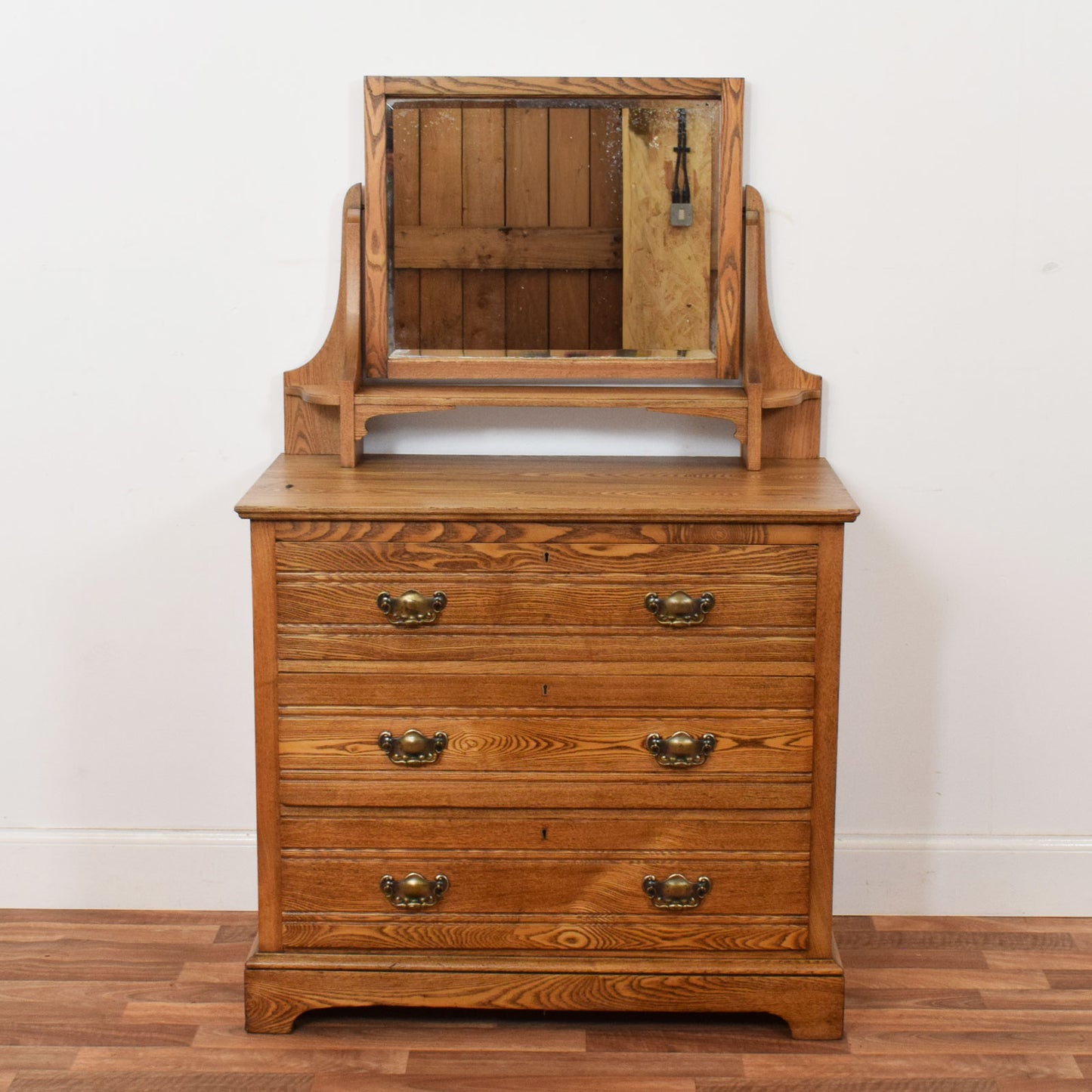 Restored Oak Dressing Table
