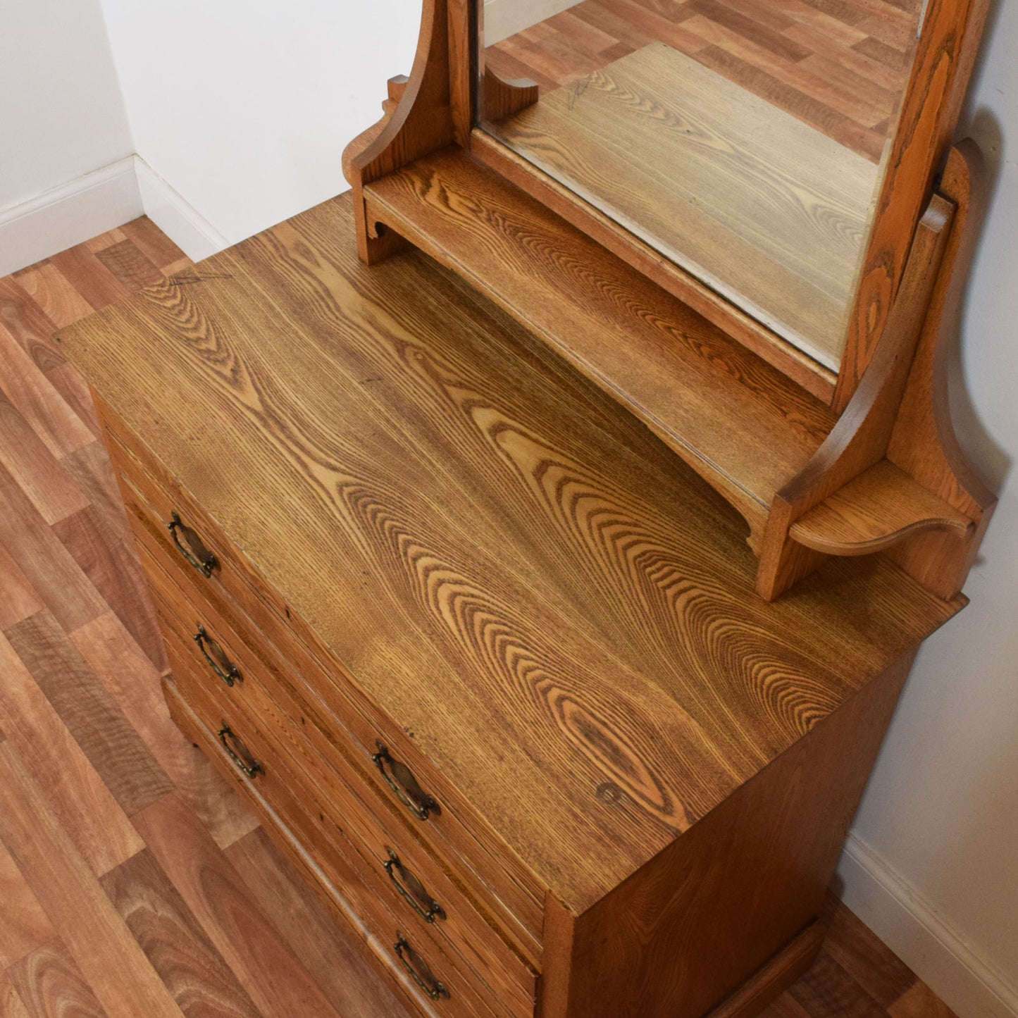 Restored Oak Dressing Table