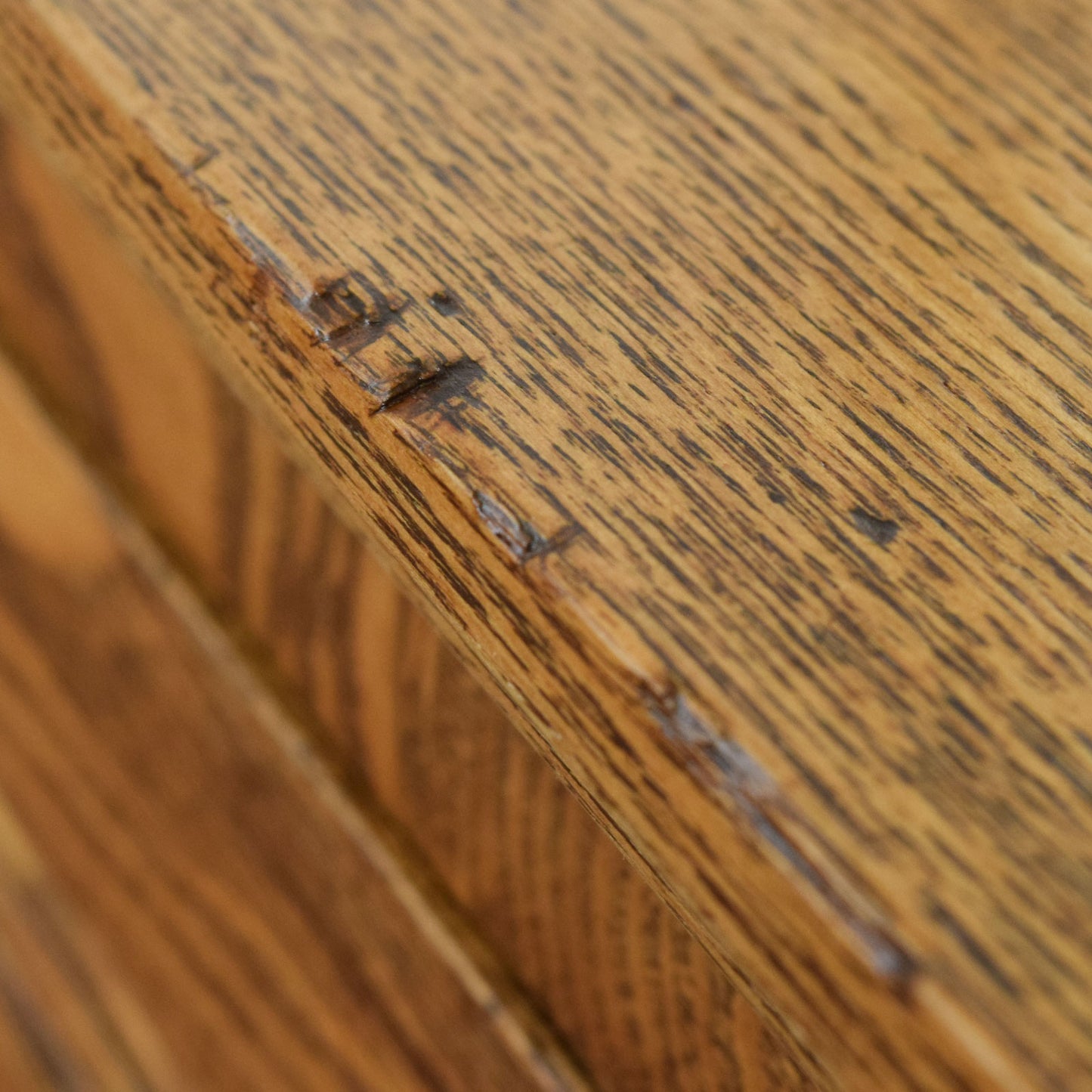 Restored Oak Dressing Table