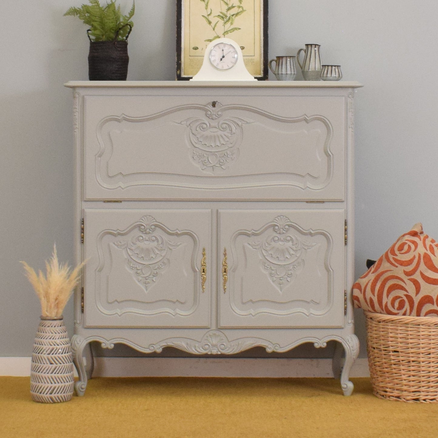 Painted French Drinks Cabinet