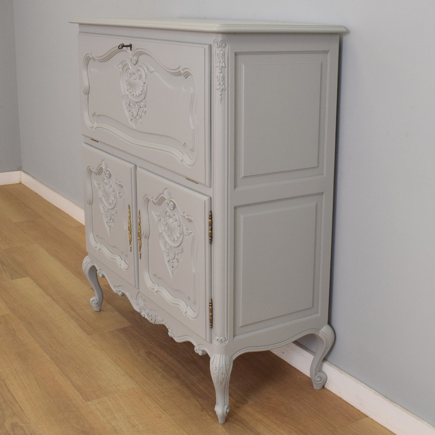 Painted French Drinks Cabinet