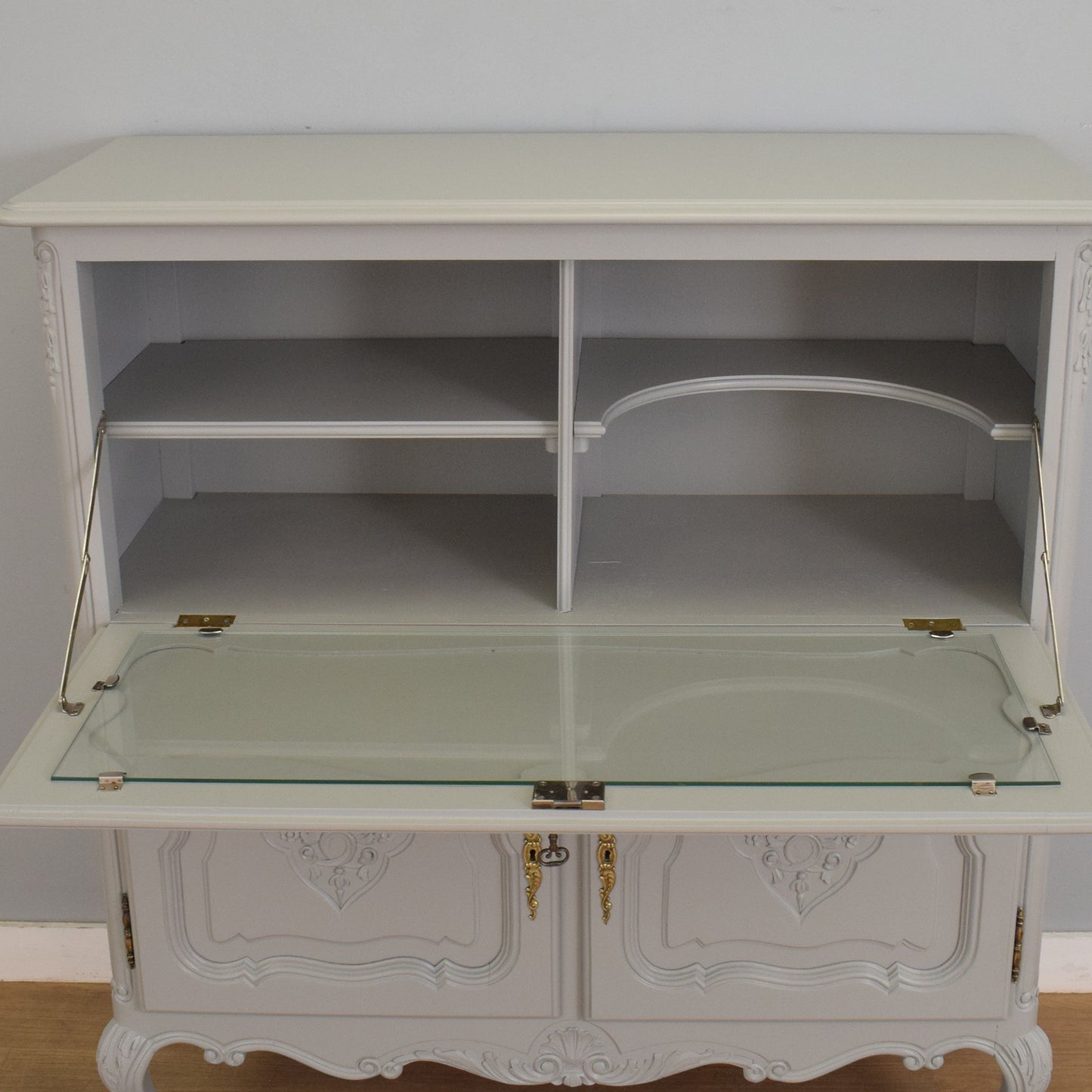 Painted French Drinks Cabinet