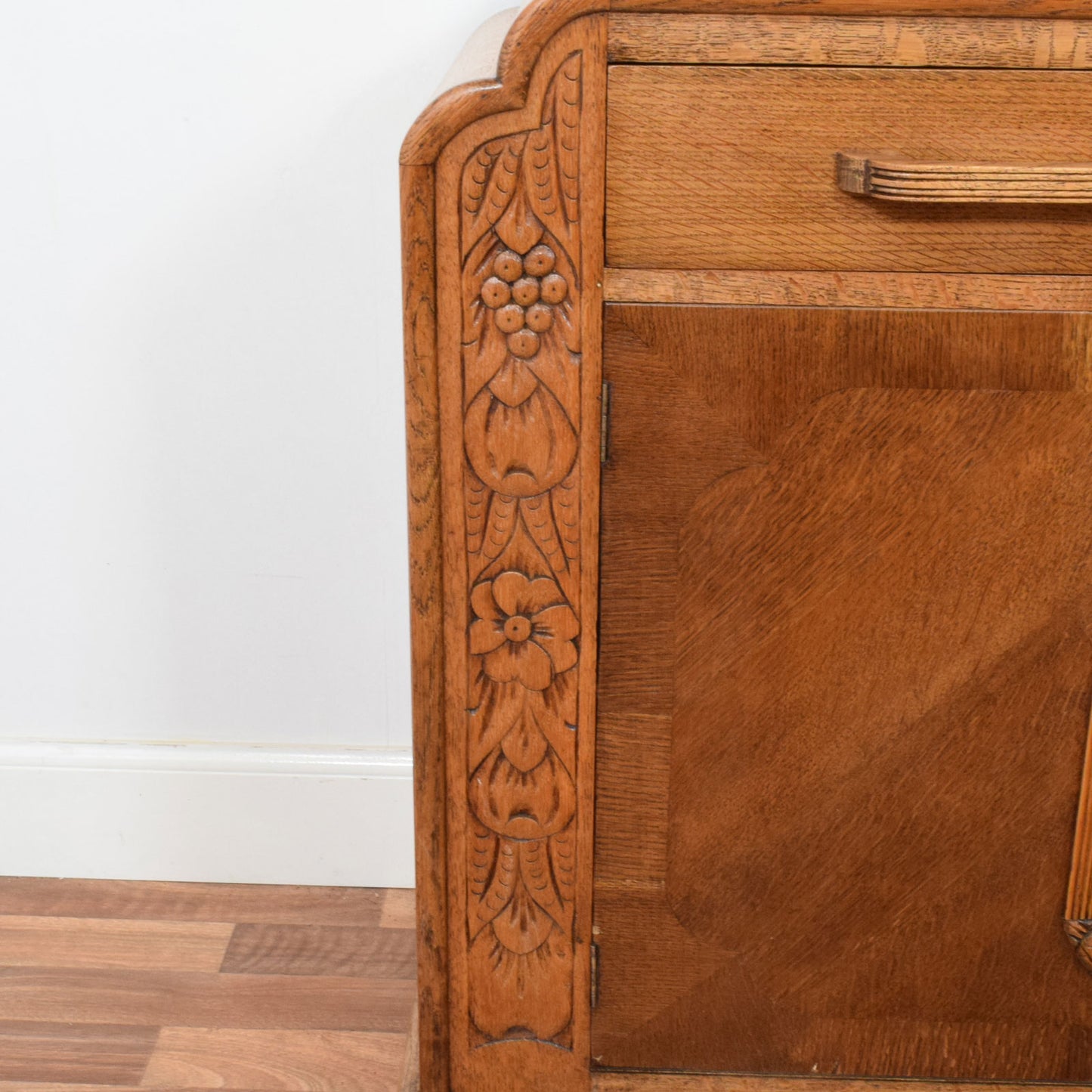 Carved Oak Sideboard