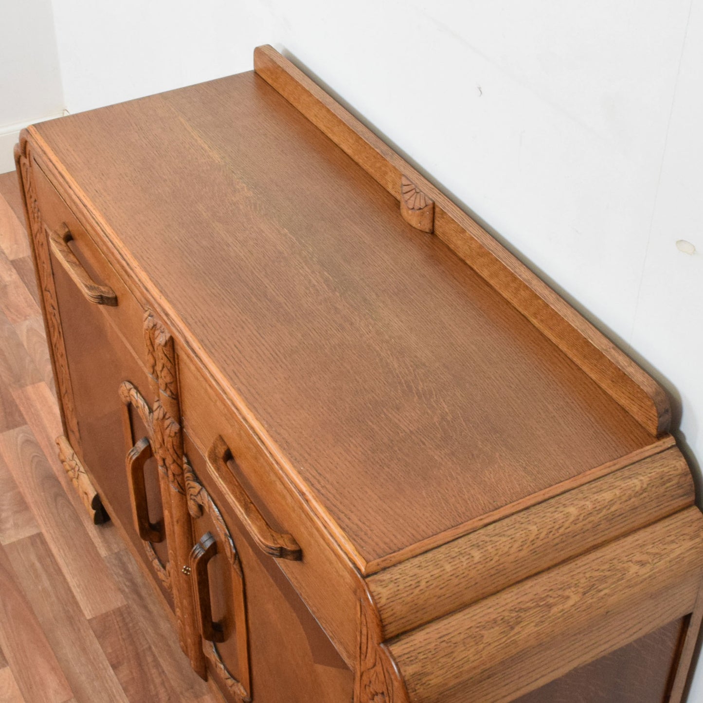 Carved Oak Sideboard