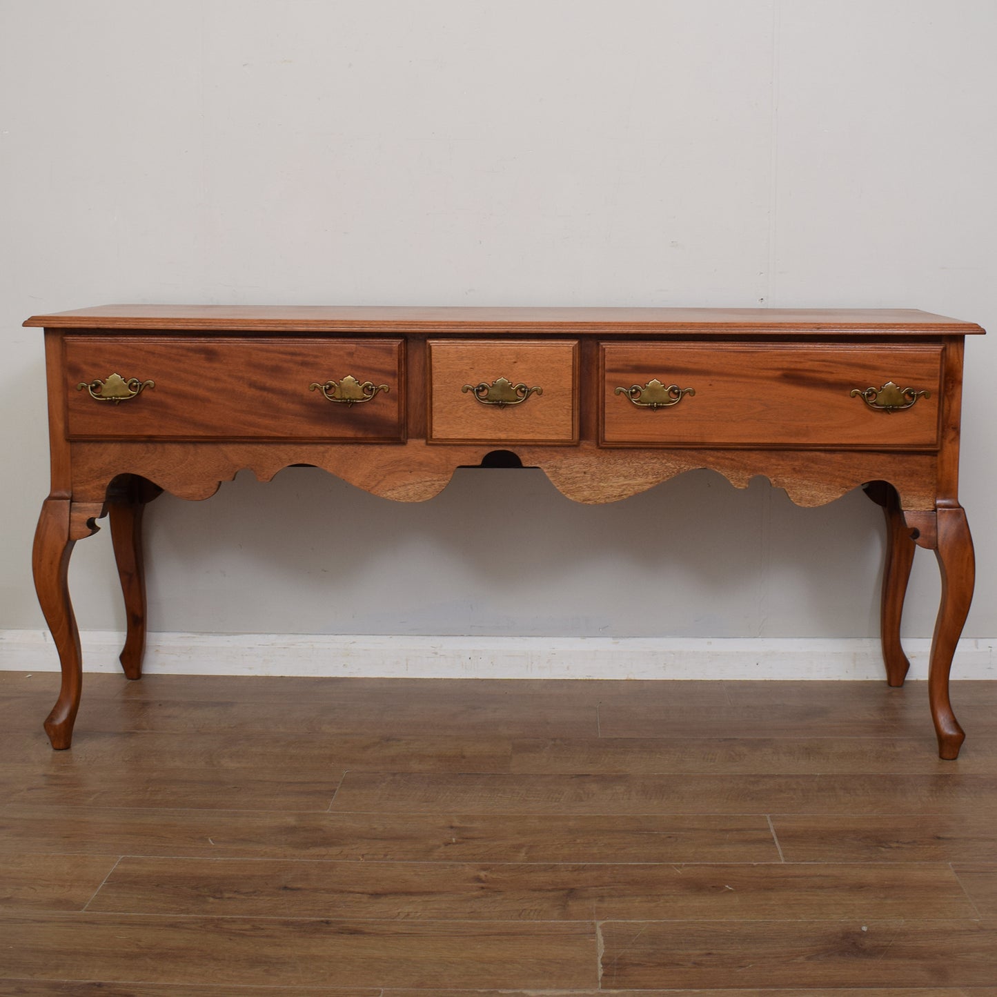 Large Mahogany Console Table