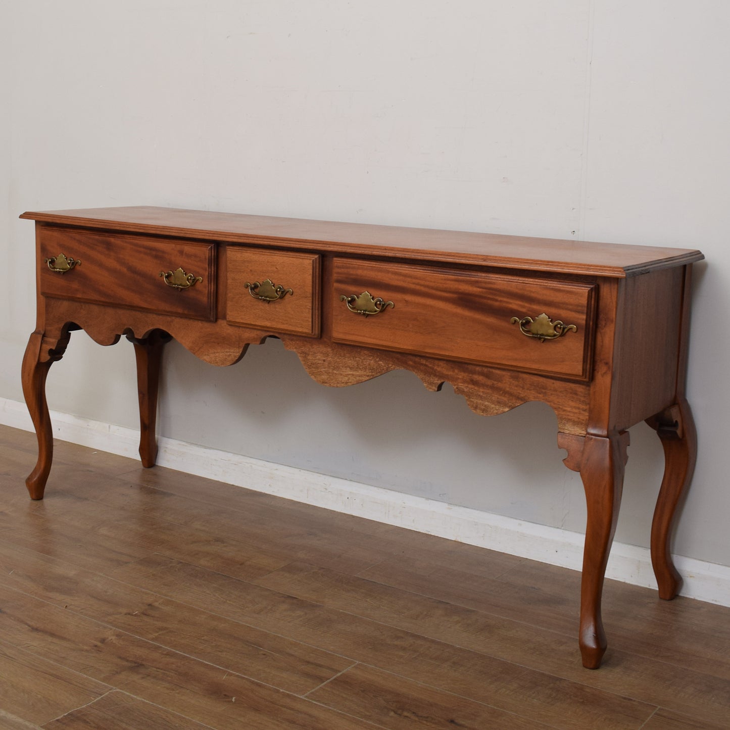 Large Mahogany Console Table