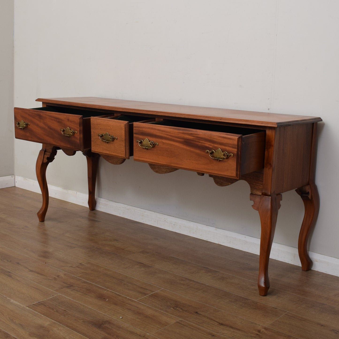 Large Mahogany Console Table