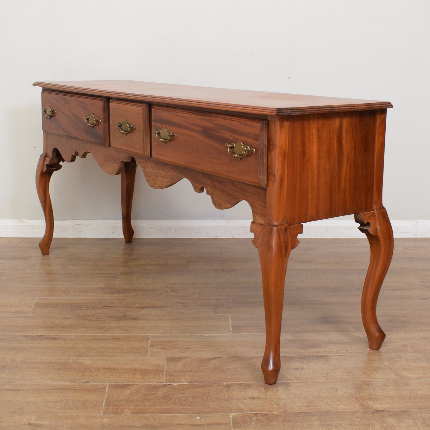 Large Mahogany Console Table