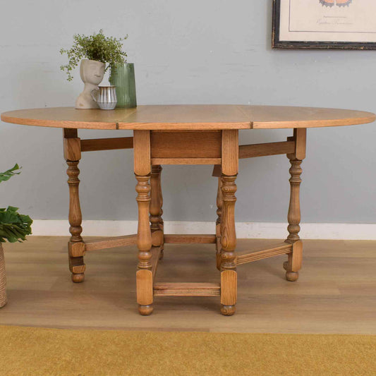Restored Drop-Leaf Table