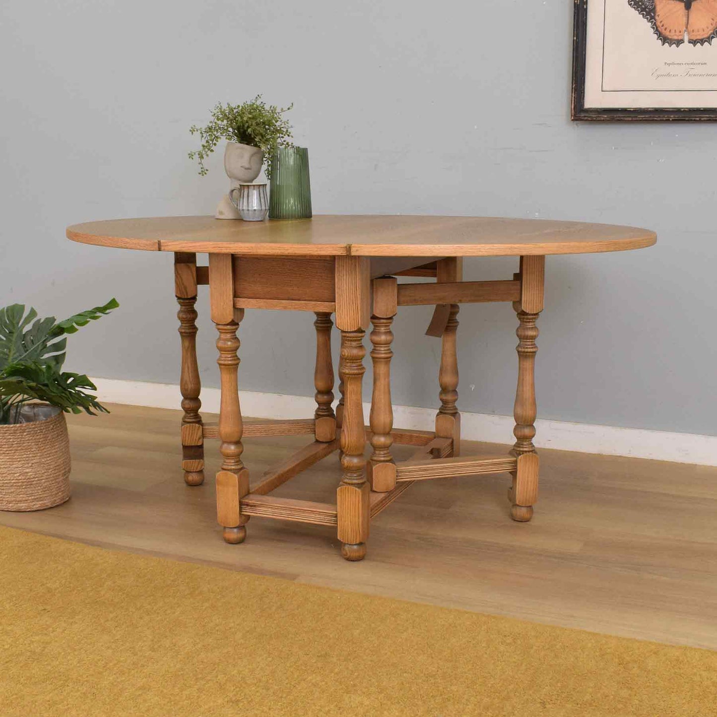 Restored Drop-Leaf Table
