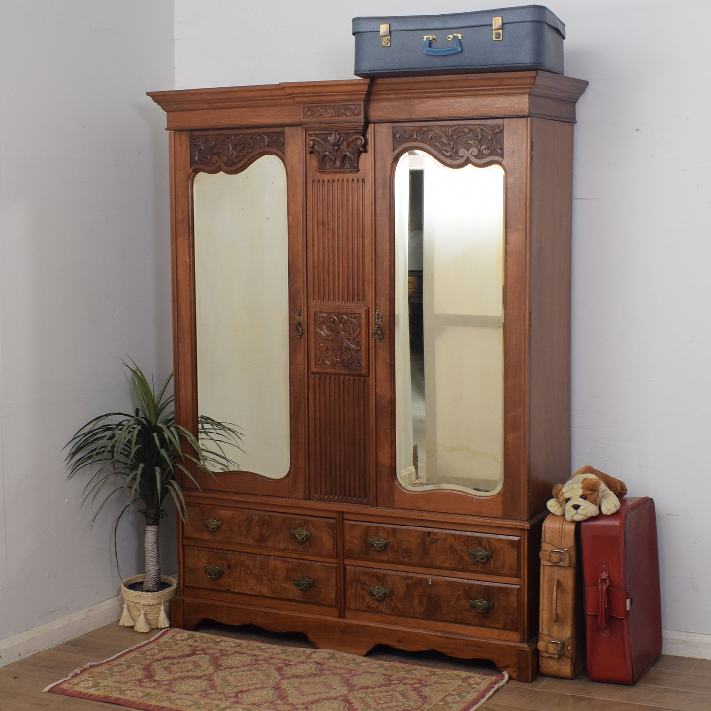 Restored Mahogany Wardrobe