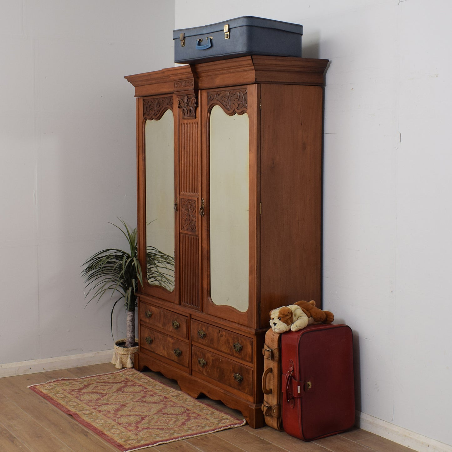 Restored Mahogany Wardrobe