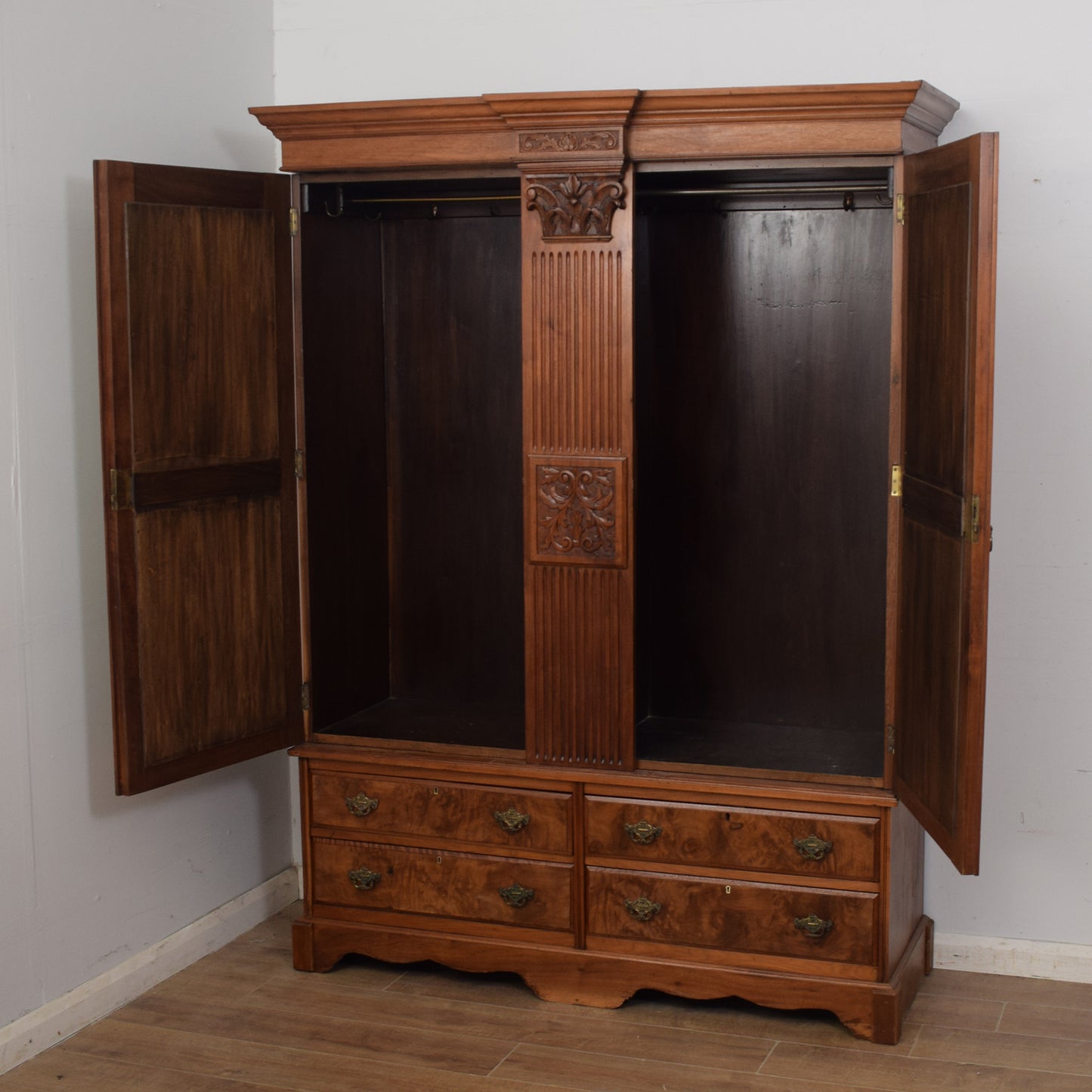 Restored Mahogany Wardrobe