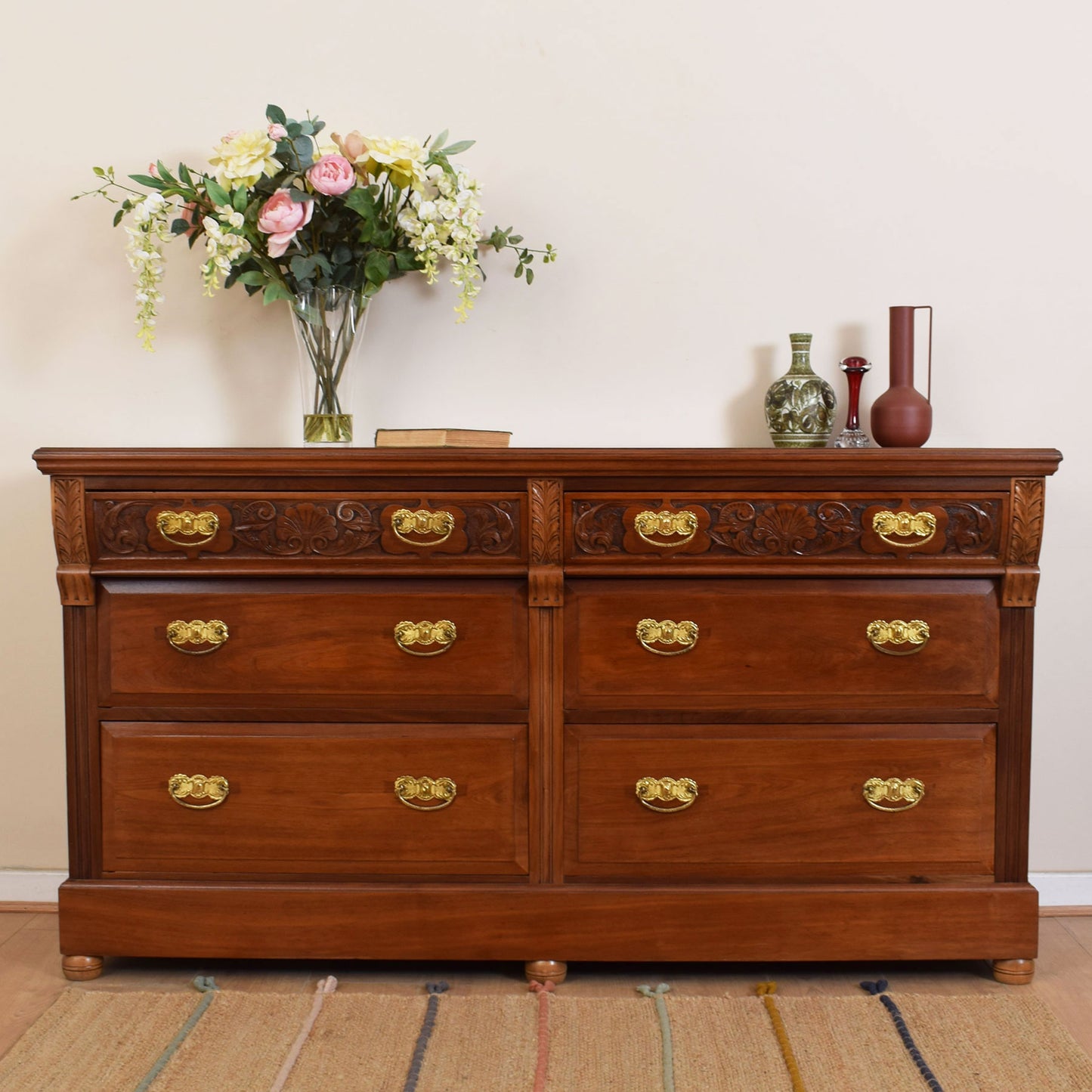 Large Mahogany Chest Of Drawers