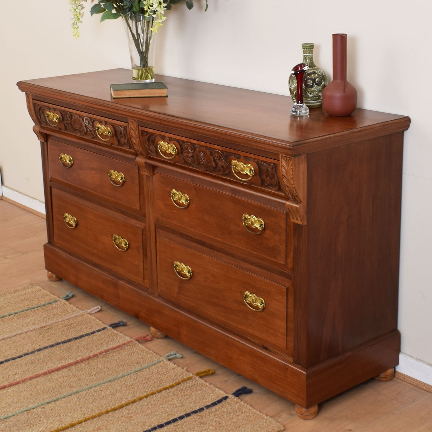 Large Mahogany Chest Of Drawers