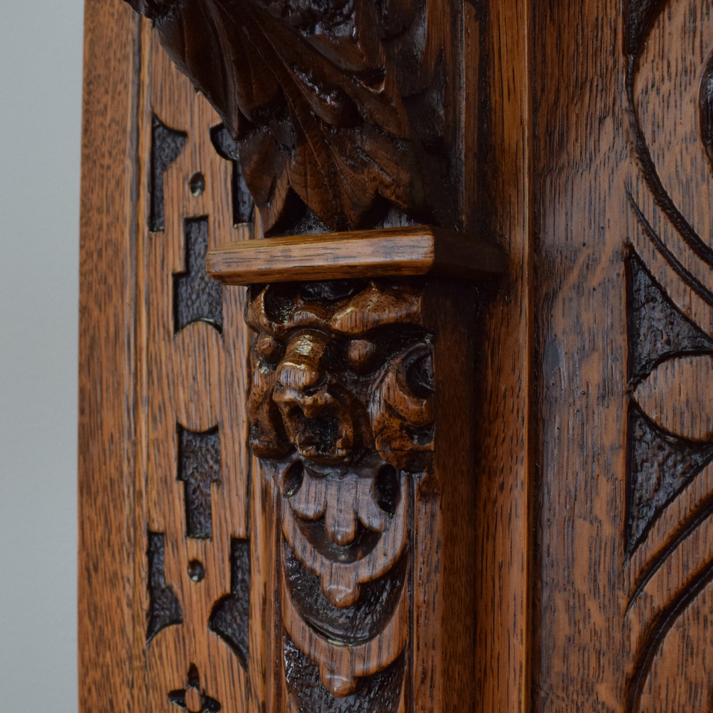 Large Carved Oak Dresser