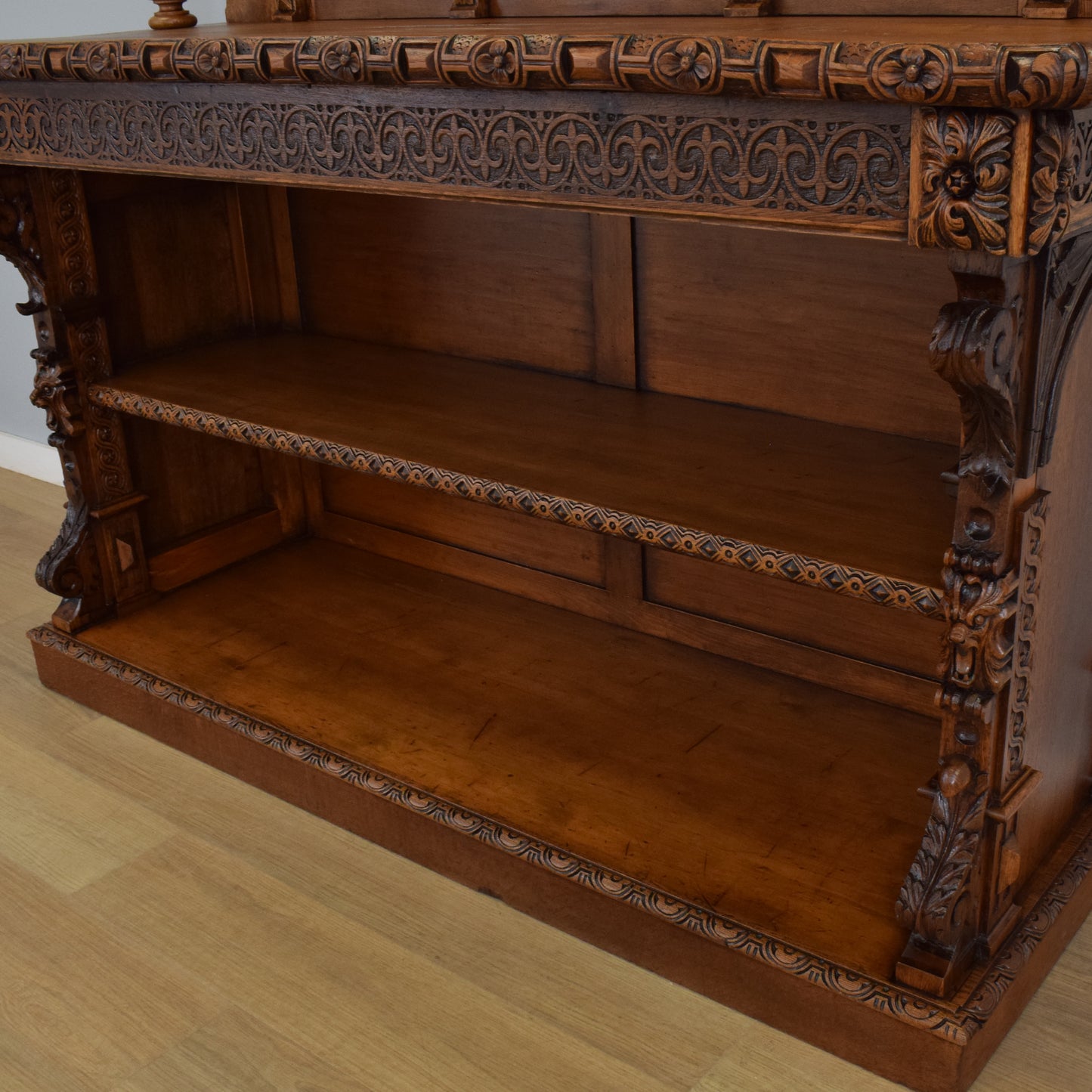 Large Carved Oak Dresser